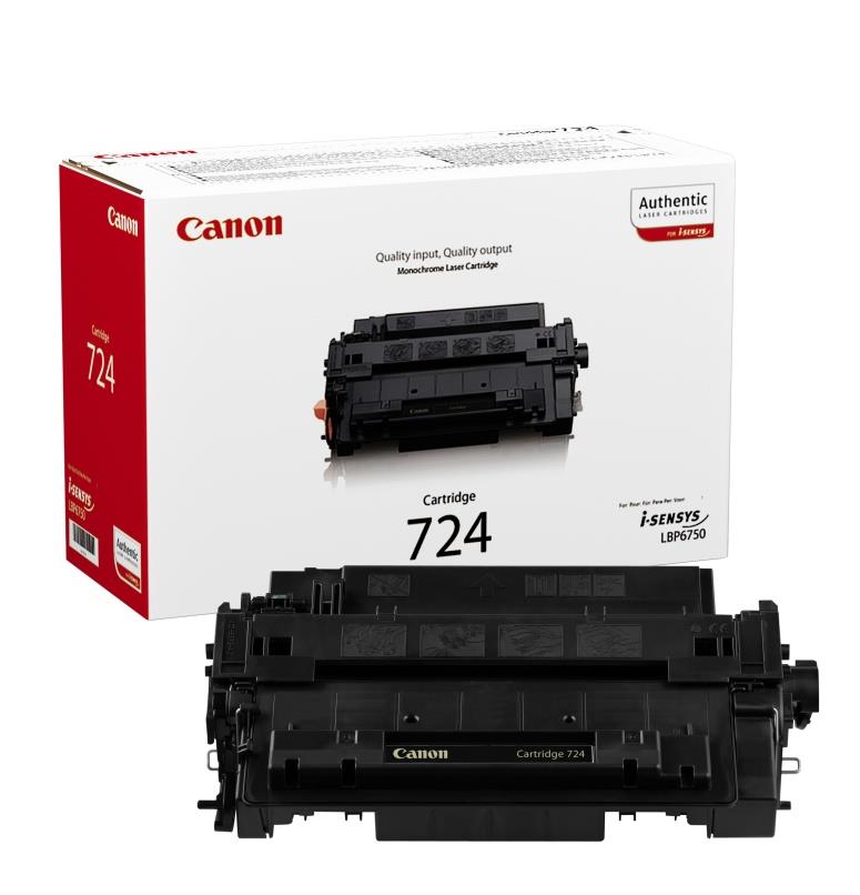 106259 Canon 3481B002 Toner CANON 724 6K sort 